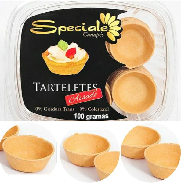 Imagem de Kit Barquetes e Tartelete Canapes P/Rechear 170 Und.