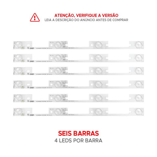 Imagem de Kit Barra De Led Completo Compatível Com Tv Dl4045 - Novo