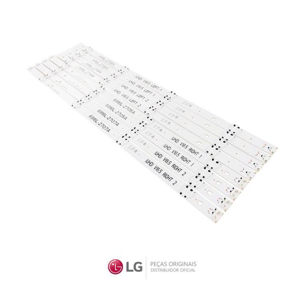 Imagem de Kit Barra De Led LG 49uh6100 49uf6400 Barramento Original