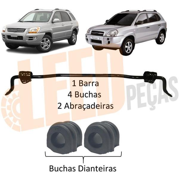 Imagem de Kit Barra Estabilizadora Traseira e Bucha Tucson Sportage