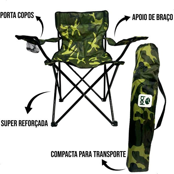 Imagem de Kit Barraca Camping 2 e 3 Pessoas + Colchão Casal + Cadeira