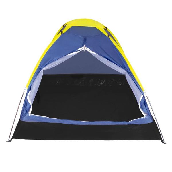 Imagem de Kit Barraca Camping 2 Pessoas + Colchao Inflavel de Solteiro Preto