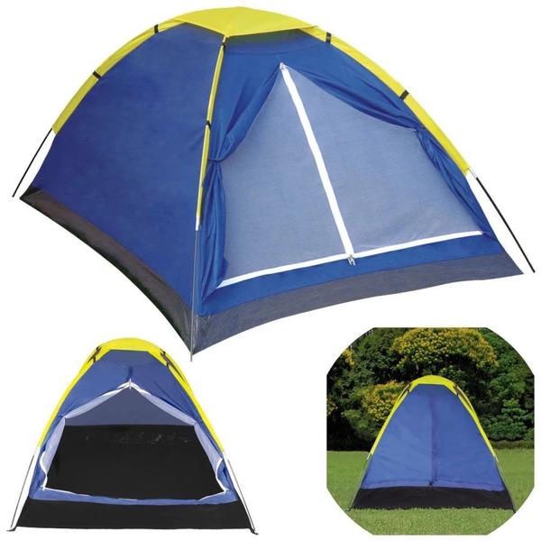 Imagem de Kit Barraca Iglu 2 Pessoas + Colchao Inflavel de Casal + Vaso Portatil Ecocamp 15 L