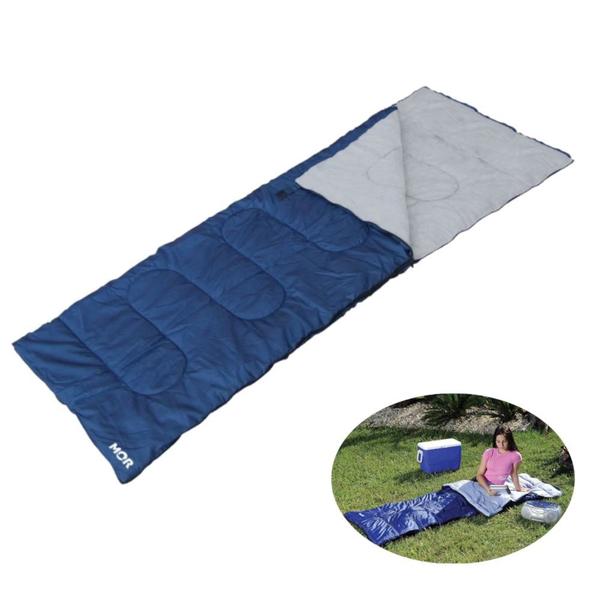 Imagem de Kit Barraca Iglu 2 Pessoas + Saco de Dormir Envelope Azul 4  C + Isolante Termico