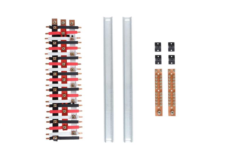 Imagem de Kit Barramento Isolado Trifásico 225A para 44 Circuitos