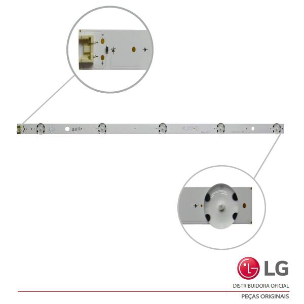 Imagem de Kit  Barramento Led Lg 32lh510b 32lh515b 32lh560b 32lh570b 32lw300c 32lx300c Agf79099401 Agf79099402 Agm76871301