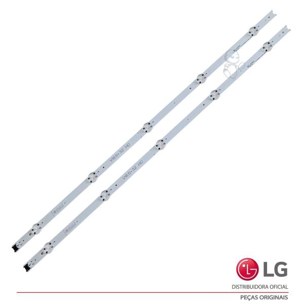 Imagem de Kit  barramento led lg 32lj520b 32lj600b 32lj601c 32lh510 32lh570 agf79046701 agf78650601