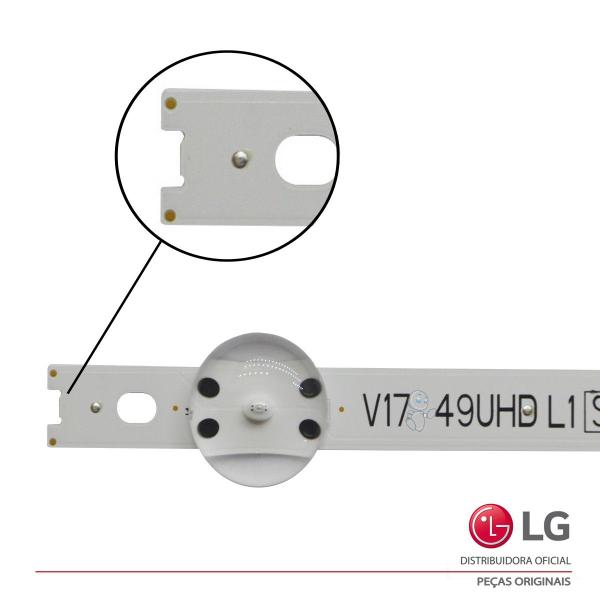 Imagem de Kit barramento led lg 49uj6565 49uj6525 agf30001201 agf30001101  original