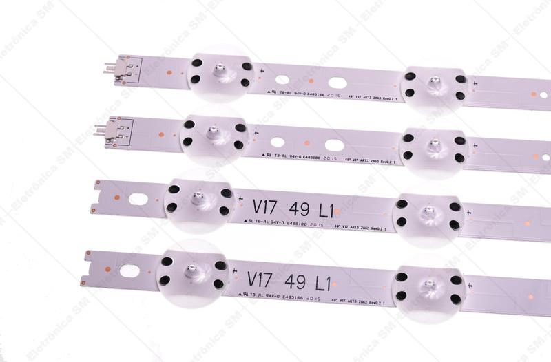 Imagem de Kit Barras De Led Smart Tv LG 49uj6525 49uj6565 Original