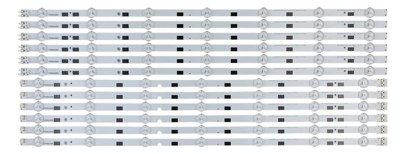 Imagem de Kit Barras Led Compatível Com Un58h5200 Un58h5203 Lm4100091g