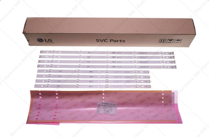 Imagem de Kit Barras Led LG 49uj6300 49lj5500 49lj5550 Barra Nova Orig