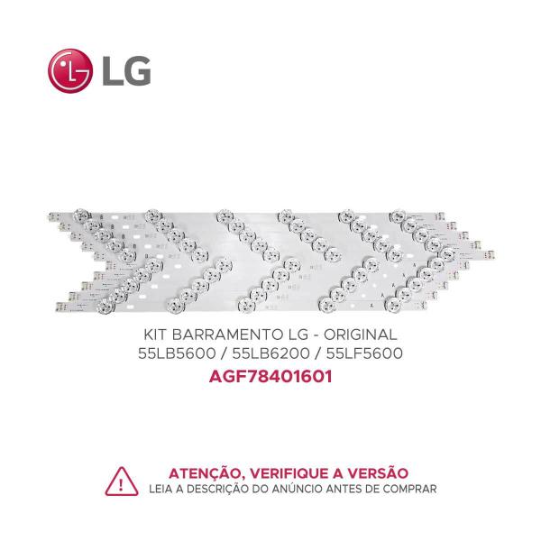 Imagem de Kit Barras Led LG 55lb 55lb5600 55lb6200 55lb6500 Original