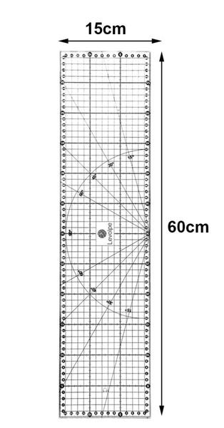 Imagem de Kit Base Corte 90x60 + Regua 15x60 + 15x30 + Cortador 45mm