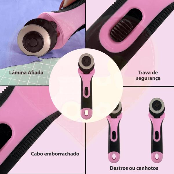 Imagem de Kit Base de Corte Apoio Para Mesa Placa A3 45x30 Cortador Disco 45mm 1 lamina de Reposição