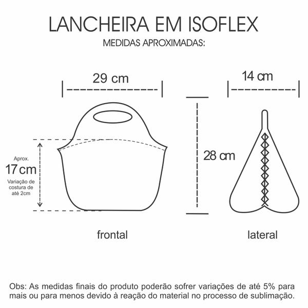 Imagem de Kit Basic Isoflex Bolsa Lancheira Com Necessaire Isoprene Enfermagem Rosa