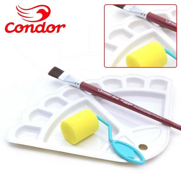 Imagem de Kit Básico para Pintura Condor com Godê Leque