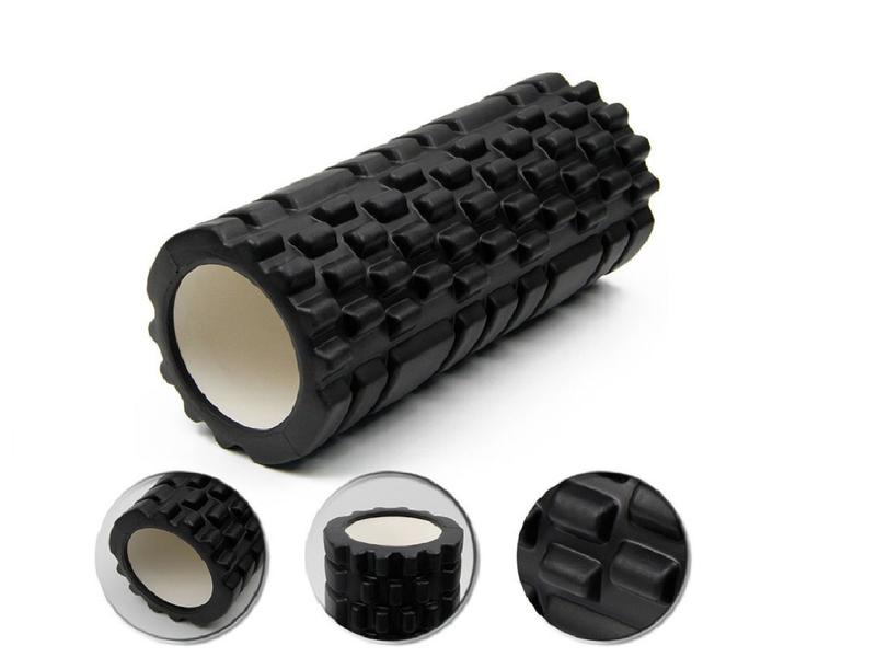 Imagem de Kit Bastão Massagem E Rolo Liberação Miofascial Foam Roller