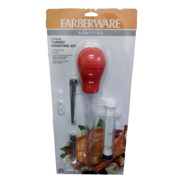 Kit Baster Para Aves -Inejtor De Tempero Interno Farberware Imagem de Kit Baster Para Aves -Inejtor De Tempero Interno Farberware