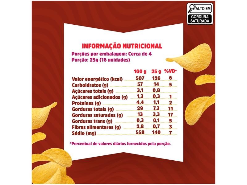 Imagem de Kit Batata Pringles Churrasco 109g 3 Unidades