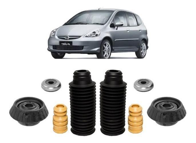 Imagem de Kit Batente Amortecedor Dianteiro Honda Fit 03 / 08