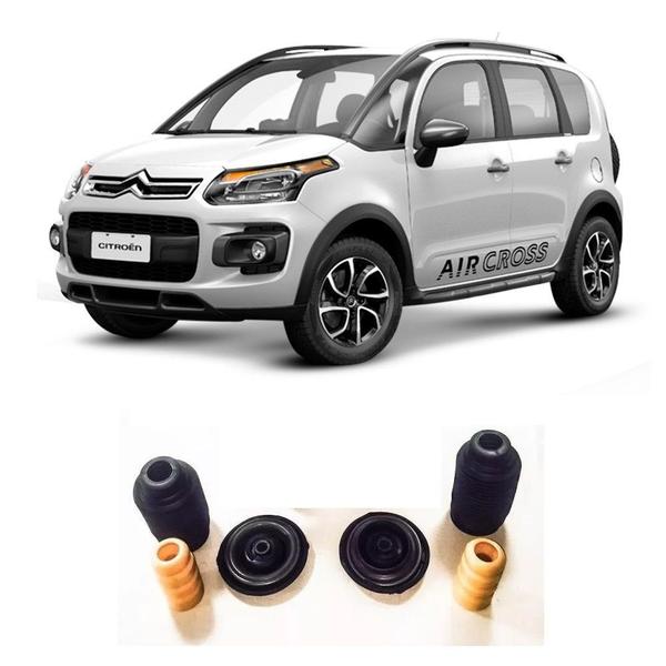 Imagem de Kit Batente Citroen Aircross Impacto Reposição Automotiva Dianteiro - 2012 Até 2017 O Par