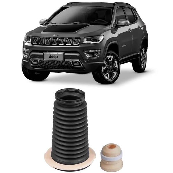 Imagem de Kit Batente Coifa Amortecedor Diant Jeep Compass 2016 a 2021