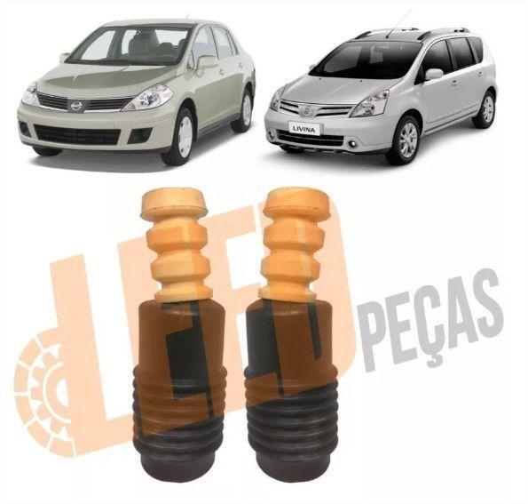 Imagem de Kit Batente Coifa Amortecedor Dianteiro Nissan Tiida Livina