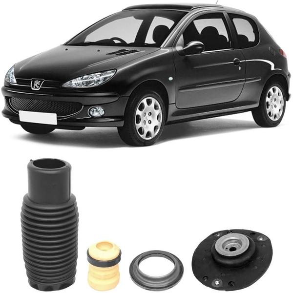 Imagem de Kit Batente Coifa Coxim Amortecedor Peugeot 206 98 a 2010