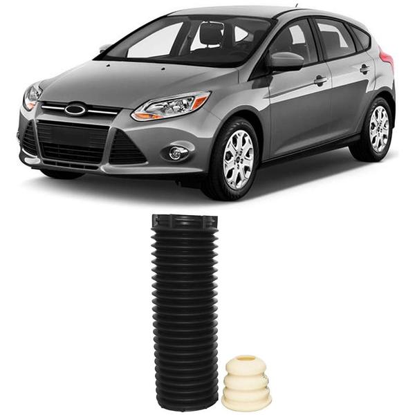 Imagem de Kit Batente Coifa Ford Focus 2014 a 2019 Dianteiro Mobensani