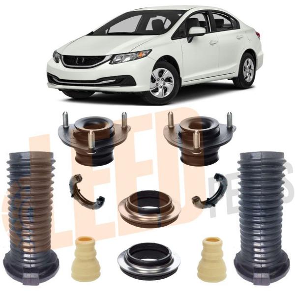 Imagem de Kit Batente Coxim Amortecedor Dianteiro Civic 2012 2016