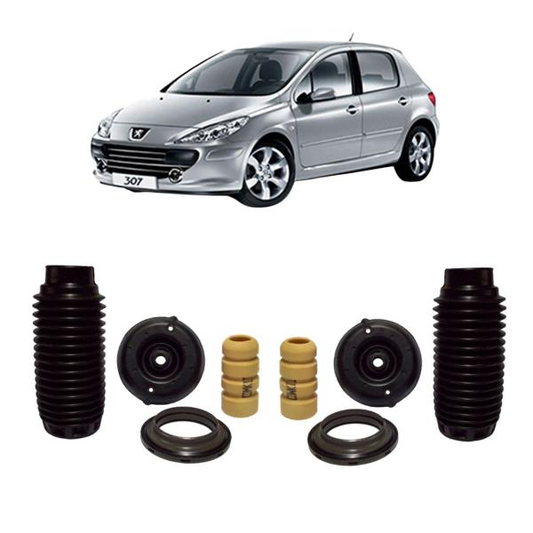 Imagem de Kit Batente Coxim Amortecedor Dianteiro Peugeot 307