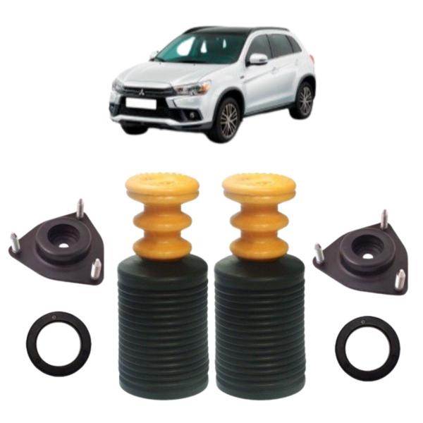 Imagem de Kit Batente Coxim Rolamento Amortecedor Dianteiro Mitsubishi Asx 08/..