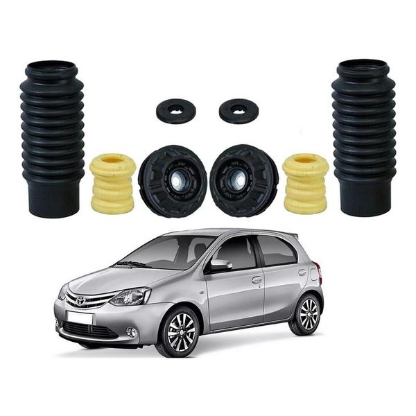 Kit Batente Dianteiro Etios 1.3 1.5 2012 A 2015 - Expedibor Imagem de Kit Batente Dianteiro Etios 1.3 1.5 2012 A 2015