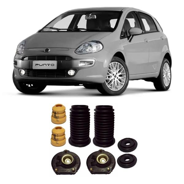 Imagem de Kit Batente Fiat Punto Dianteiro 2011 Até 2014 O Par