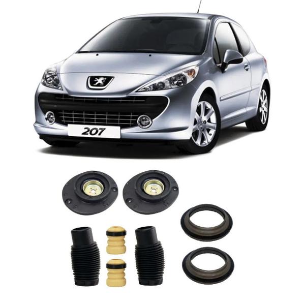 Imagem de Kit Batente Peugeot 207 Impacto Reposição Automotiva Dianteiro - (2003 Até 2013) O Par