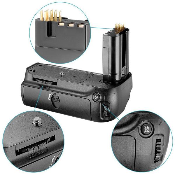 Imagem de Kit Battery Grip MB-D80 + 2 Baterias + carregador para Nikon D80 e D90