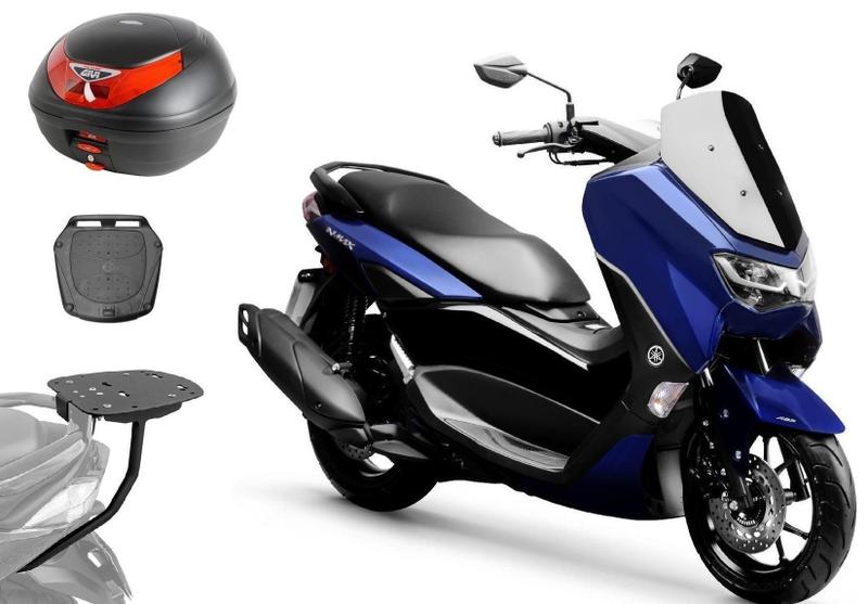 Imagem de Kit Bau Givi E350N+Suporte Scam Spto534 P Yamaha Nmax 2021+