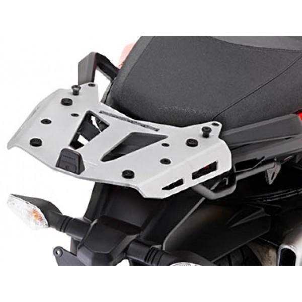 Imagem de Kit Bau Givi E460N+Suporte Aluminio Givi Sra7401 Ducati 1200