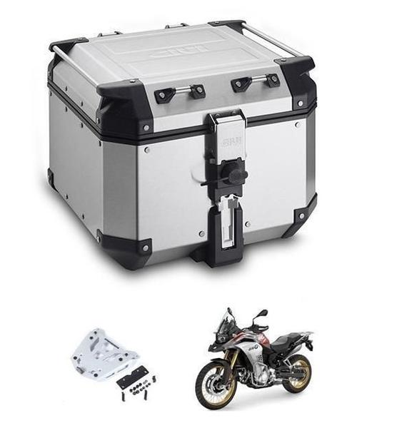 Imagem de Kit Bau Givi Obkn42A + Suporte Givi Sra5127 Bmw 750Gs 850Gs