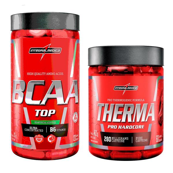 Imagem de Kit Bcaa Top 120 Caps + Therma Pro 60 Caps IntegralMedica