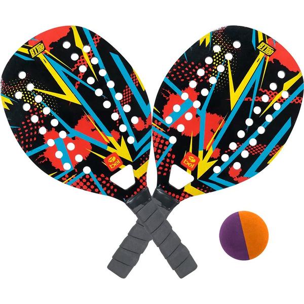Kit Beach Tennis BT100 Red - Bel - BelFix Imagem de Kit Beach Tennis BT100 Red - Bel