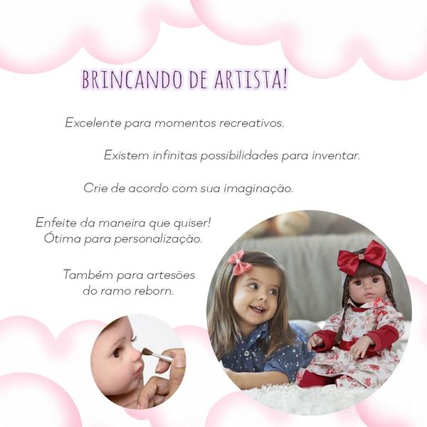 Imagem de Kit Bebe Reborn 42 cm Molde Valentina Soft Direto da Fabrica