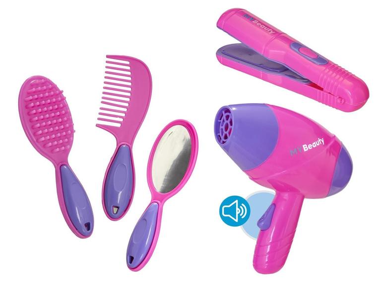 Imagem de Kit Beleza Infantil My Beauty Hair Chapinha e Secador C/ Som