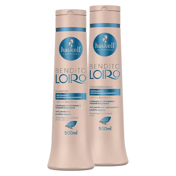 Imagem de Kit Bendito Loiro Haskell Shampoo + Condicionador 500Ml