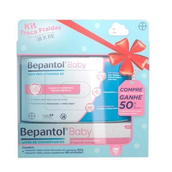 Imagem de Kit Bepantol Baby Cr 60Lenc48