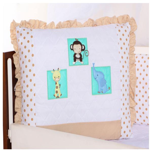 Kit Berço 10 Peças Americano Bordado Protetor Lateral Menino Menina - Maria's Baby Imagem de Kit Berço 10 Peças Americano Bordado Protetor Lateral Menino Menina