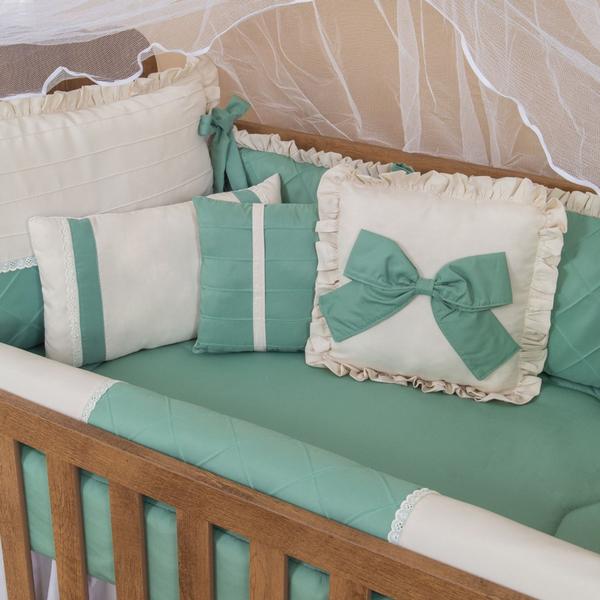 Kit berço americano luxo para bebe menino antony 13 peças - Miguel Baby Imagem de Kit berço americano luxo para bebe menino antony 13 peças