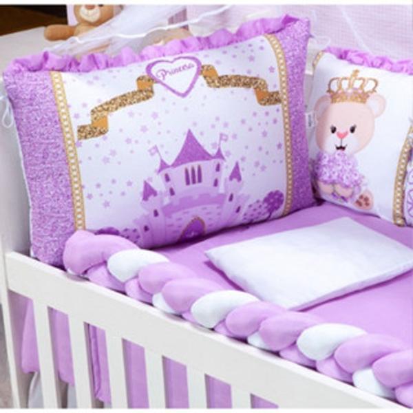 Kit Berço de Menina 12 Peças Padrão Americano-293CLI - Luck Baby Imagem de Kit Berço de Menina 12 Peças Padrão Americano-293CLI