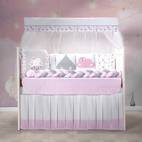 Kit Berço Padrão Americano e Nacional Para Bebe 12 Peças Completo - DondaBaby Imagem de Kit Berço Padrão Americano e Nacional Para Bebe 12 Peças Completo