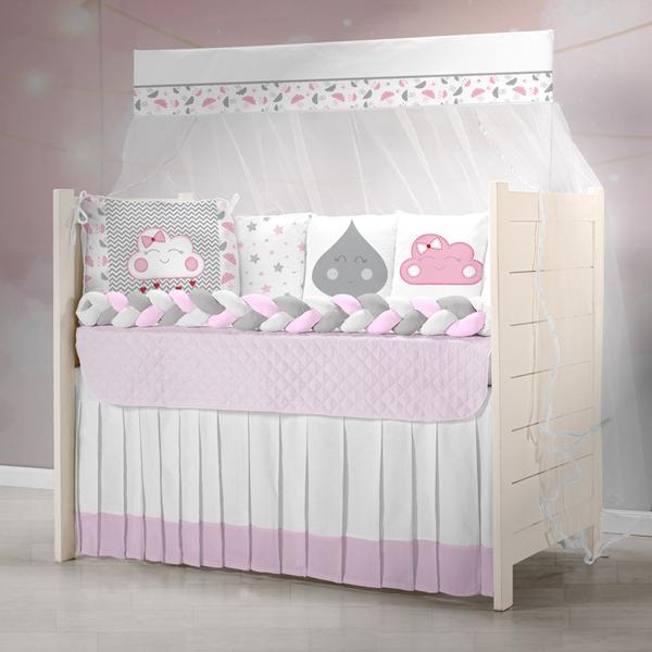 Kit Berço Padrão Americano e Nacional Para Bebe 12 Peças Completo - DondaBaby Imagem de Kit Berço Padrão Americano e Nacional Para Bebe 12 Peças Completo